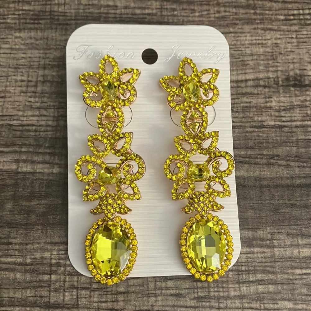 Yellow Earrings